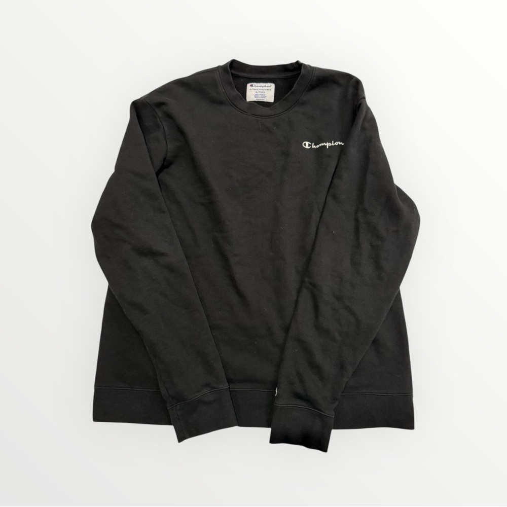 Champion Black Pullover Crewneck Sweatshirt - PREOWNED